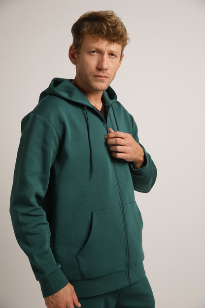 Interlock Zipped Hoodie