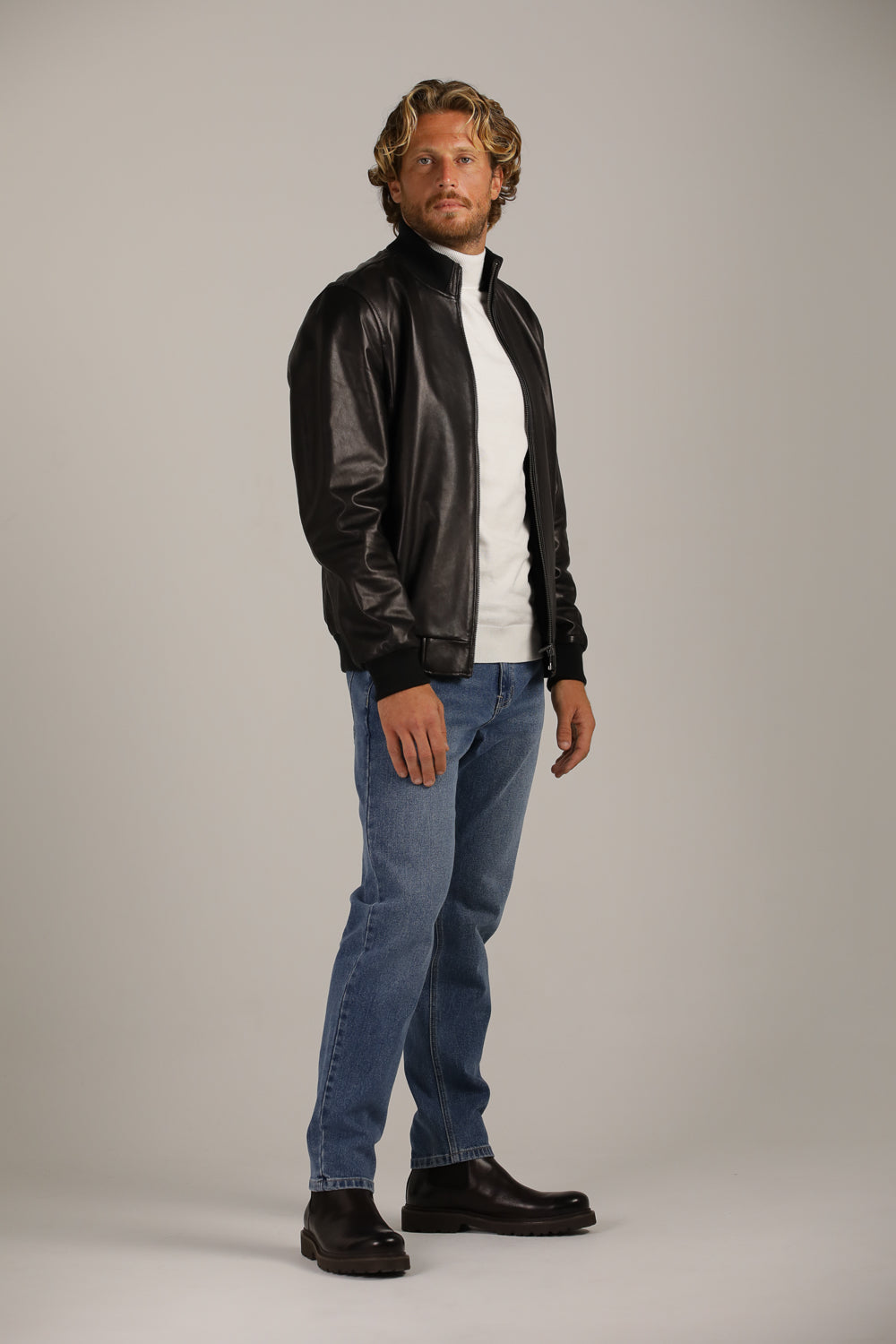 Genuine Leather Bomber
