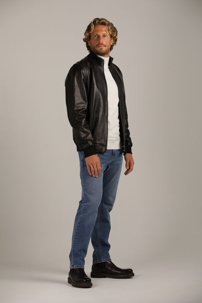 Genuine Leather Bomber
