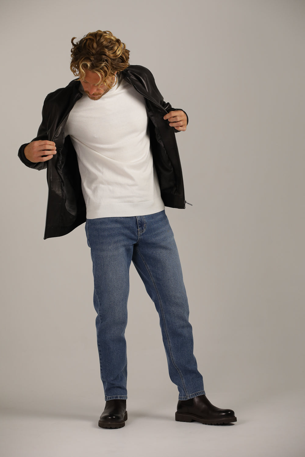 Genuine Leather Bomber