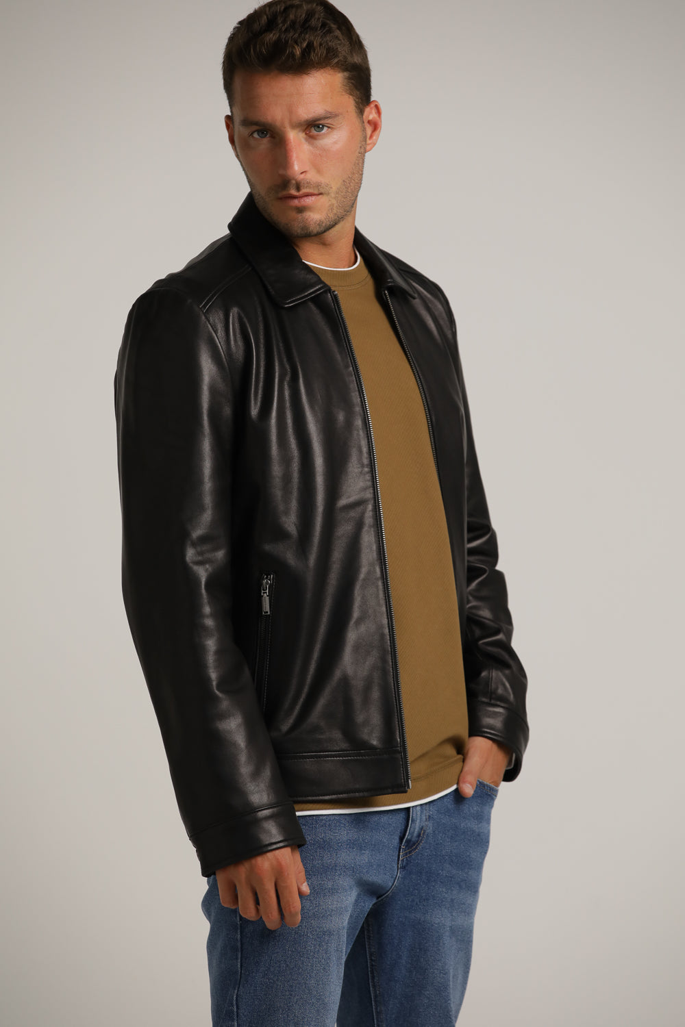 Genuine Leather Blouson