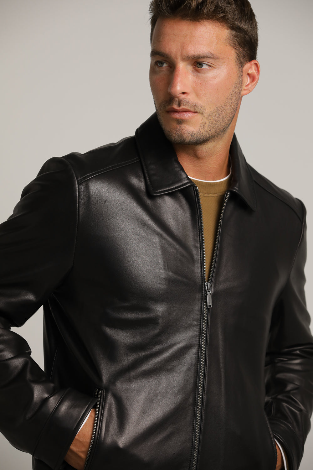 Genuine Leather Blouson