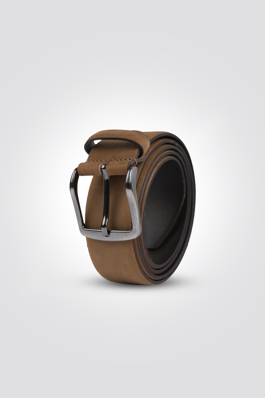 Italian Suede Leather Belt 4cm