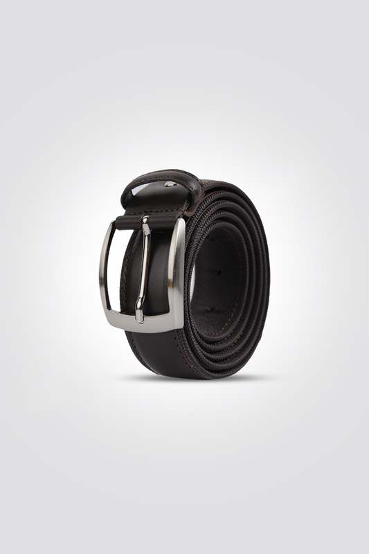 Italian Leather Canvas Belt 4cm