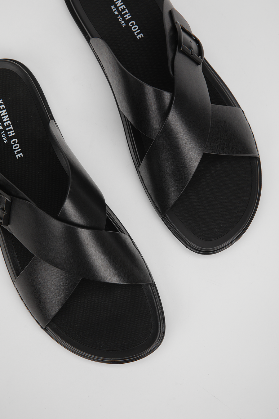 Suede Slide Sandals