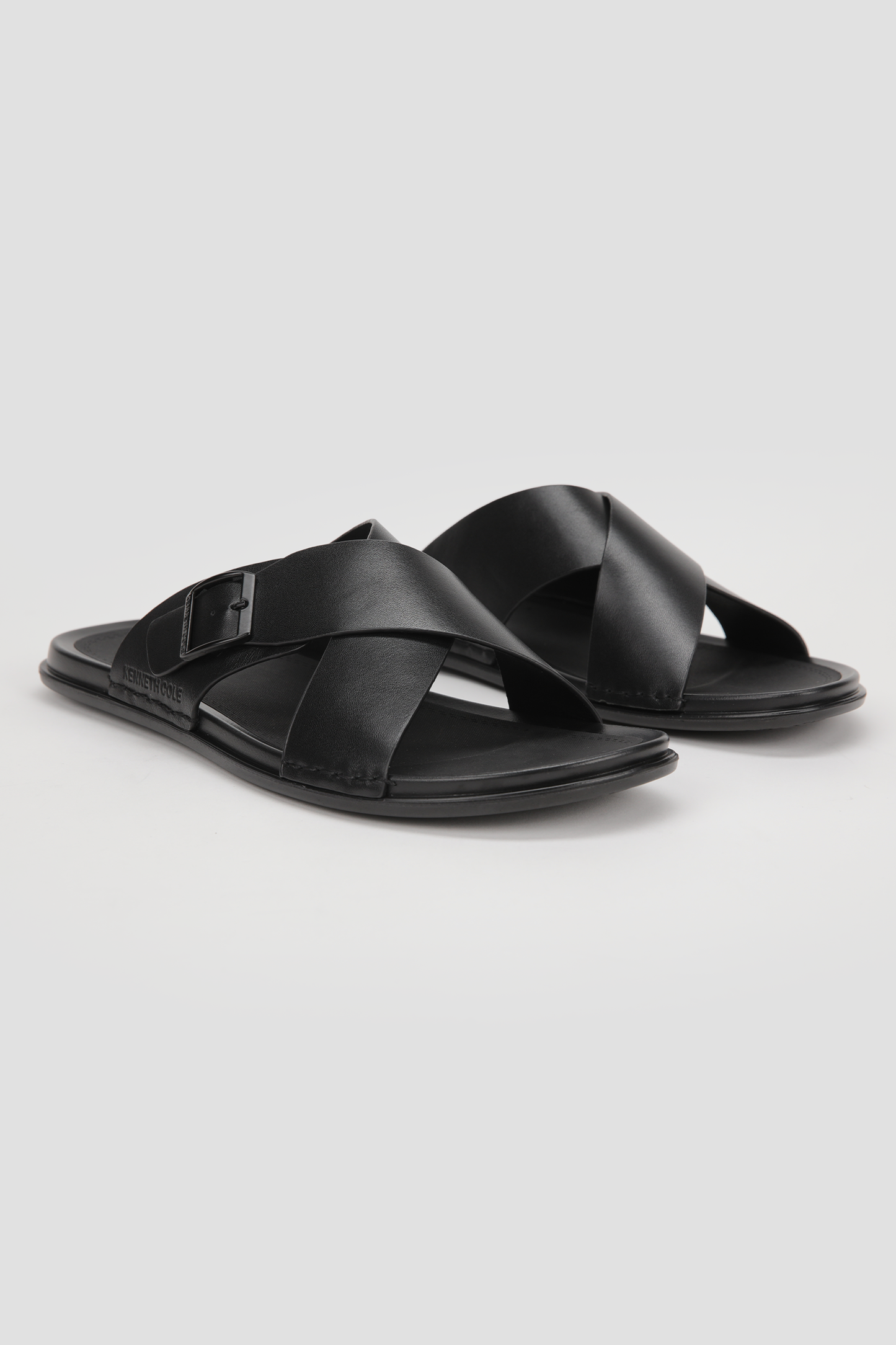 Suede Slide Sandals