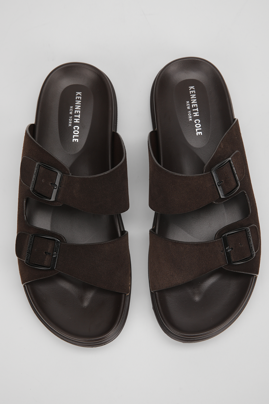 Suede Slide Sandals