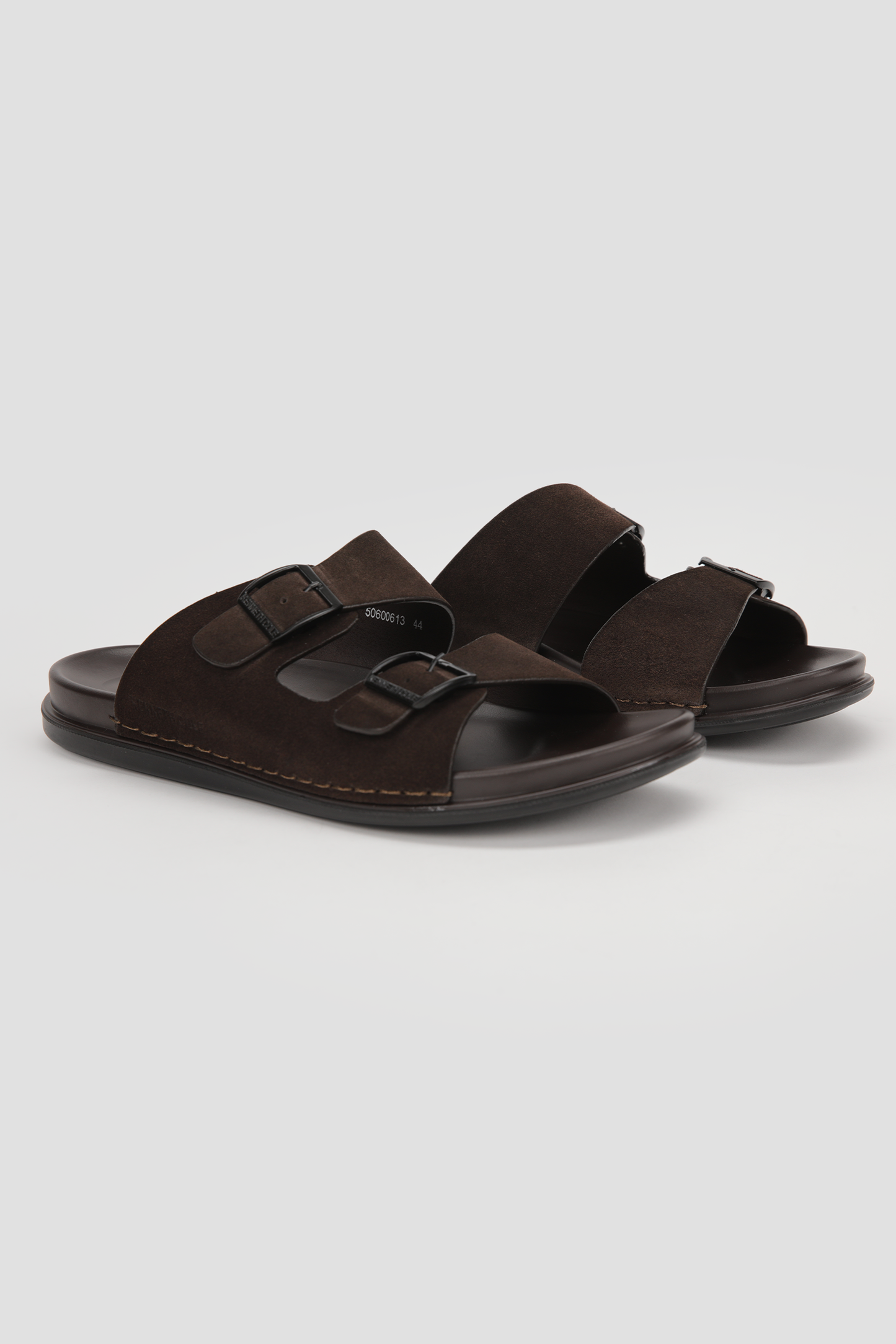 Suede Slide Sandals