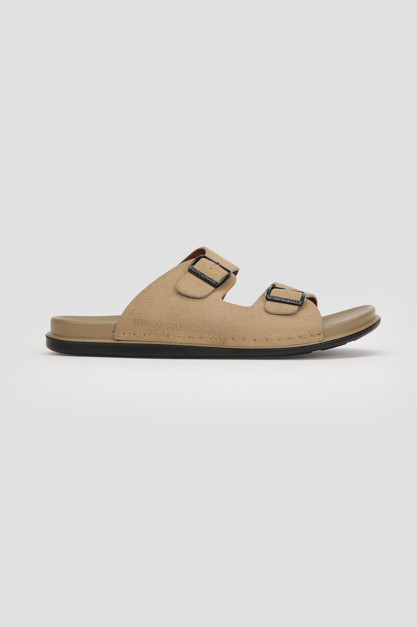 Suede Slide Sandals