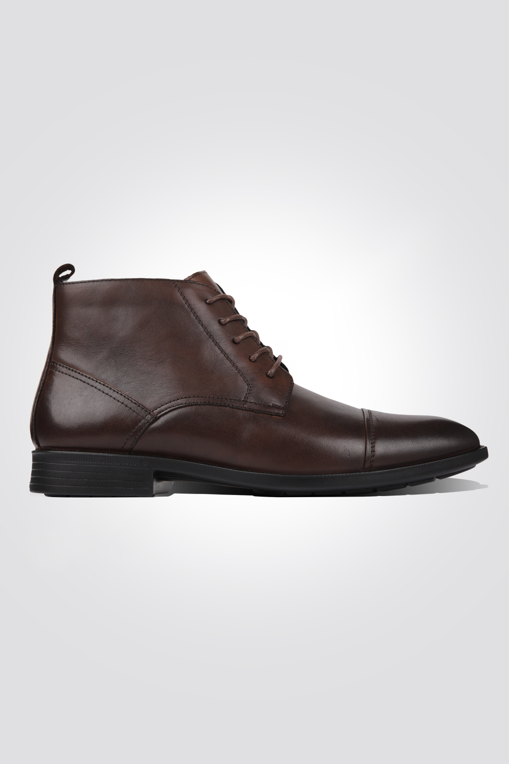 Leather Lace-Up Boots