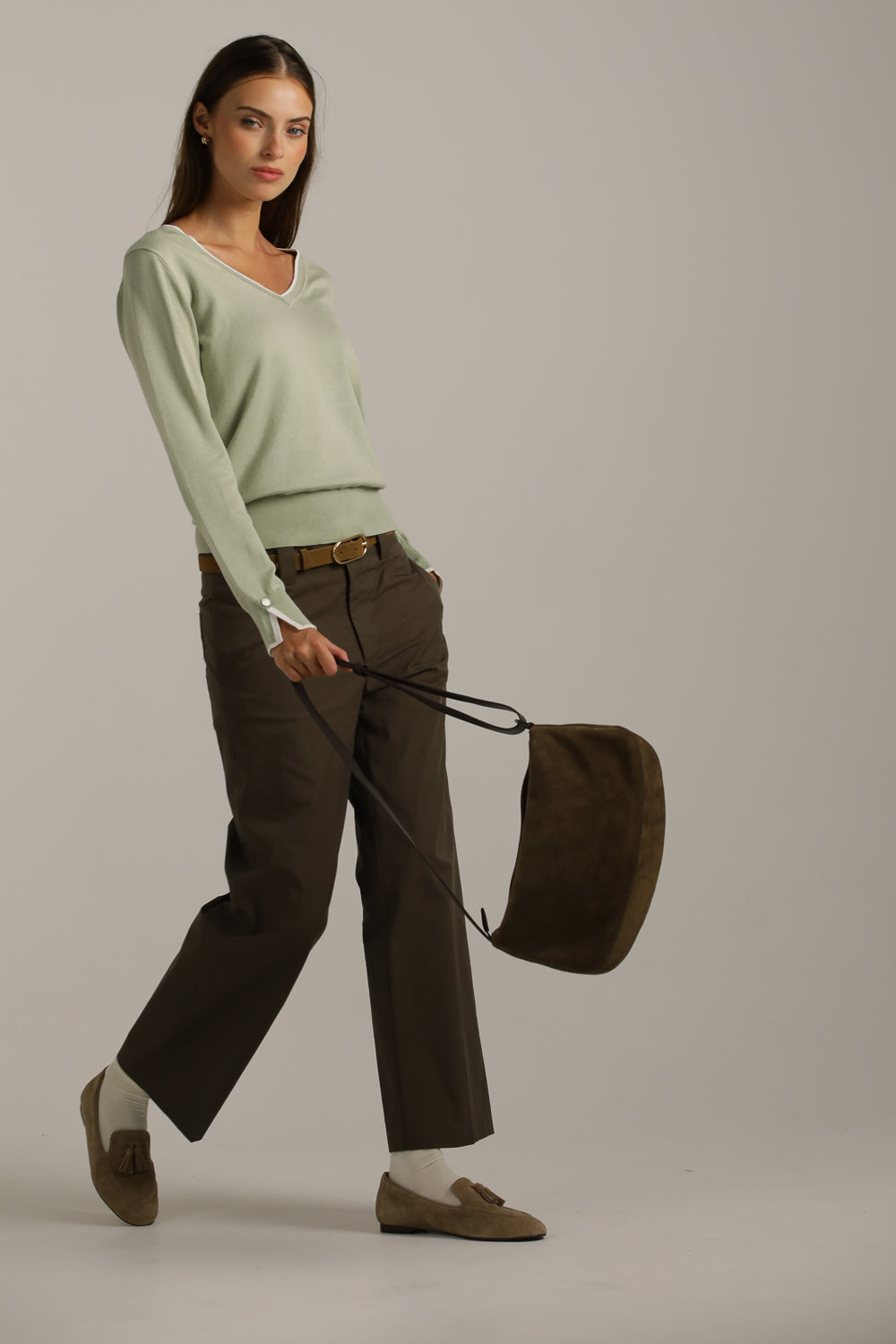 Suede Leather Belt