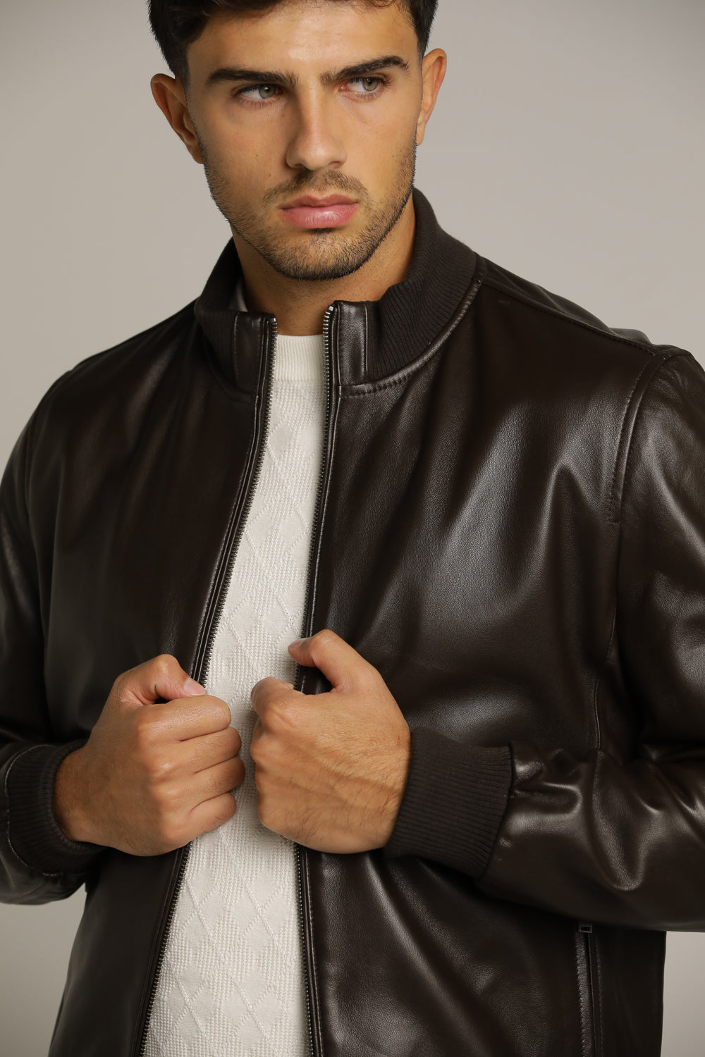 Genuine Leather Bomber