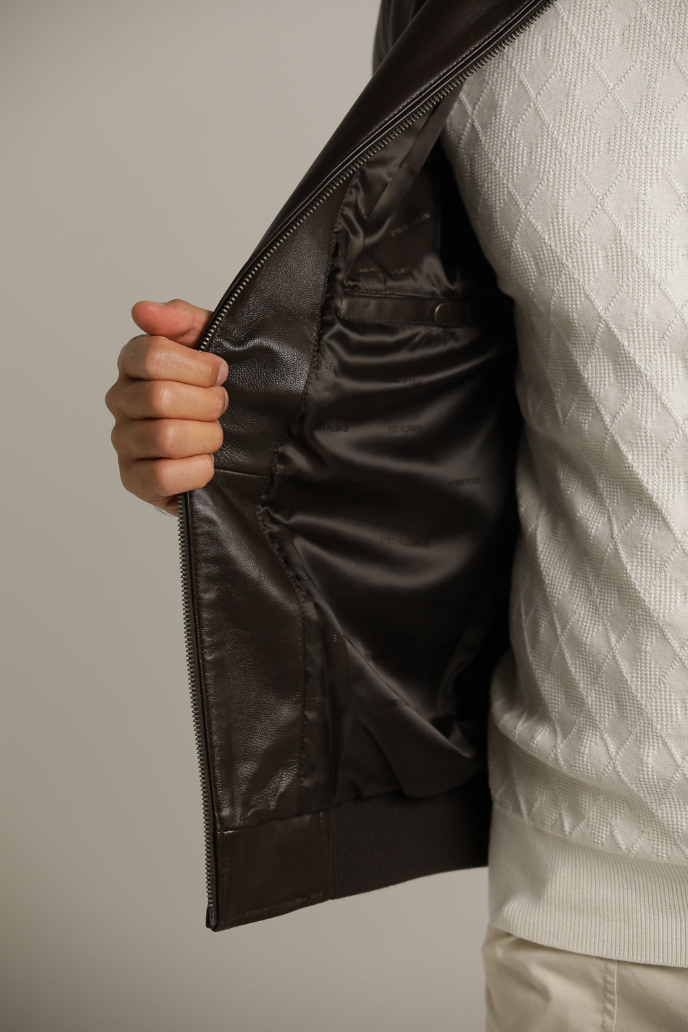 Genuine Leather Bomber