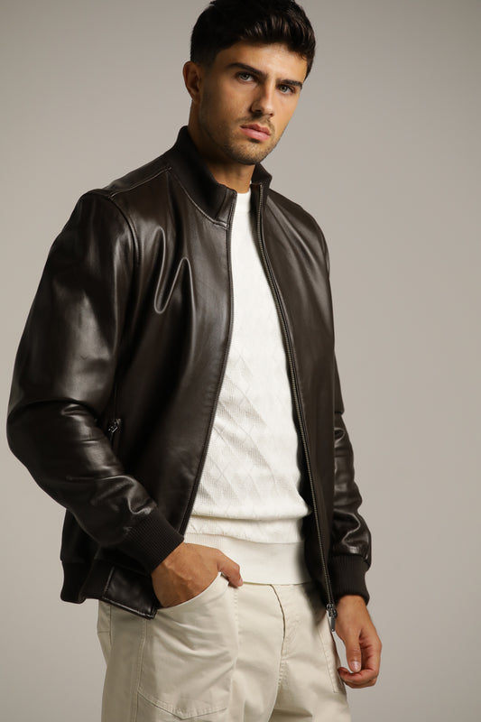 Genuine Leather Bomber