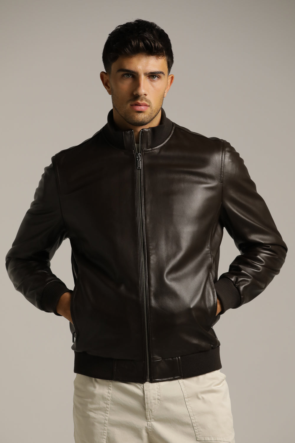 Genuine Leather Bomber
