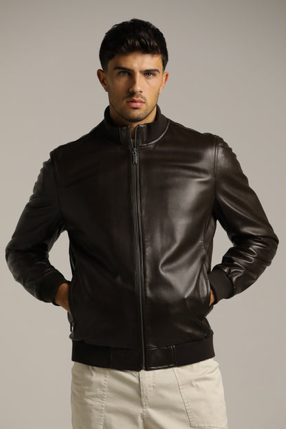 Genuine Leather Bomber