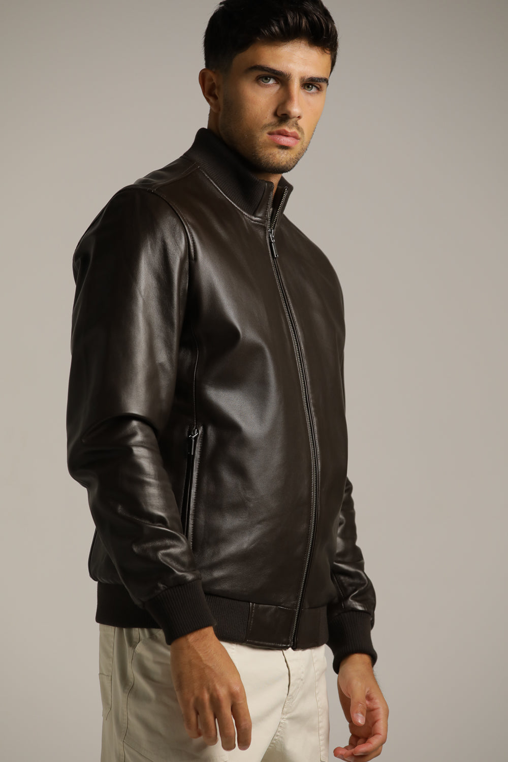Genuine Leather Bomber