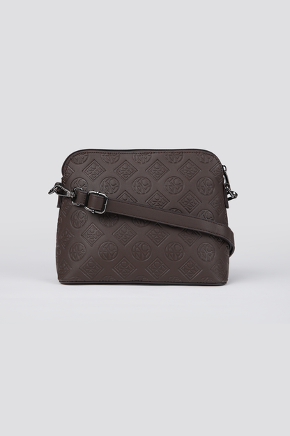 Faux Leather Shoulder Bag