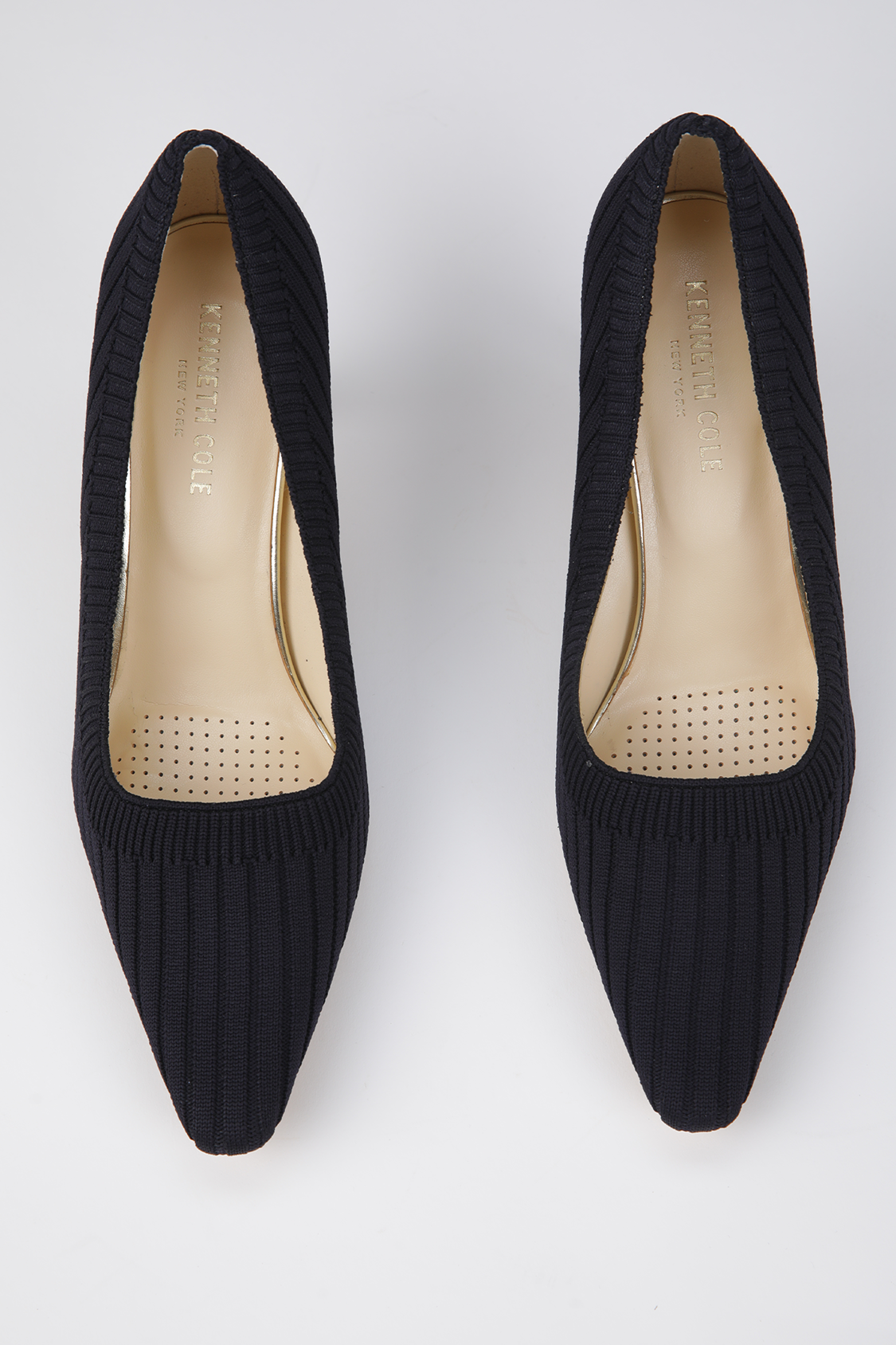 Pointed-Toe Knitted Heels