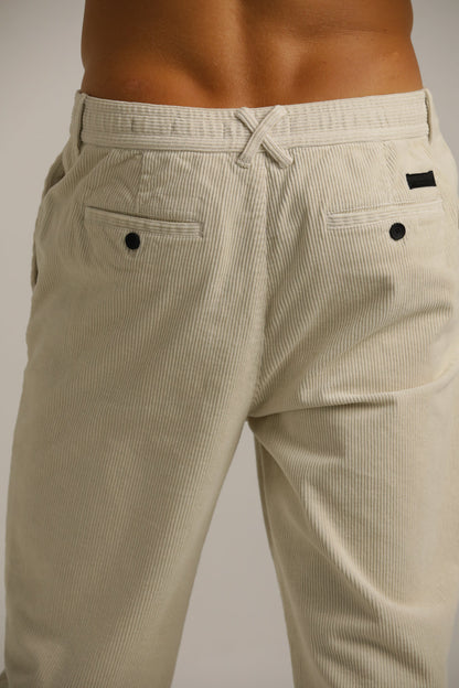 Corduroy Pants With Drawstring