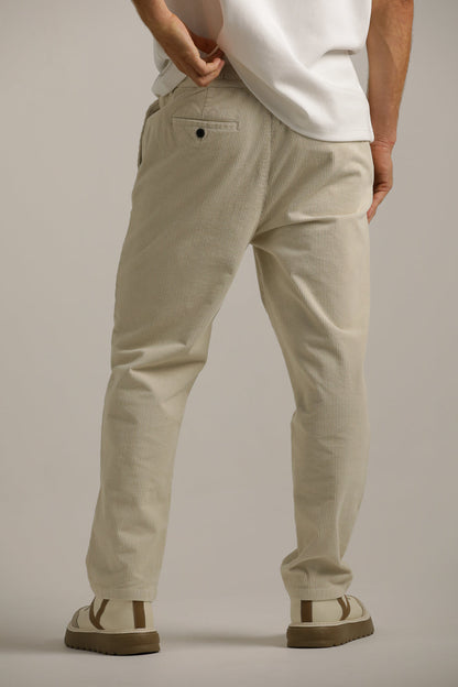 Corduroy Pants With Drawstring