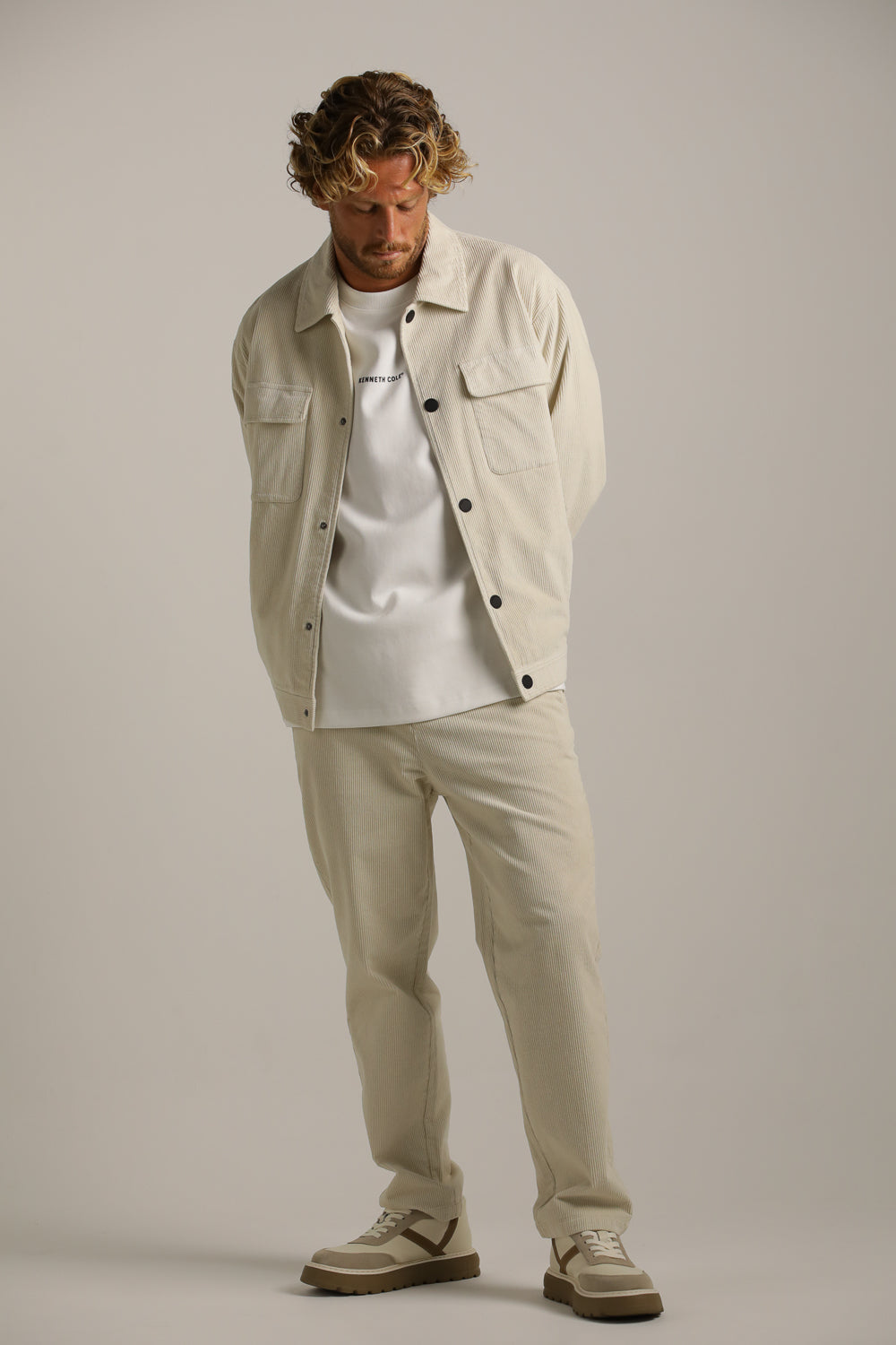 Corduroy Pants With Drawstring