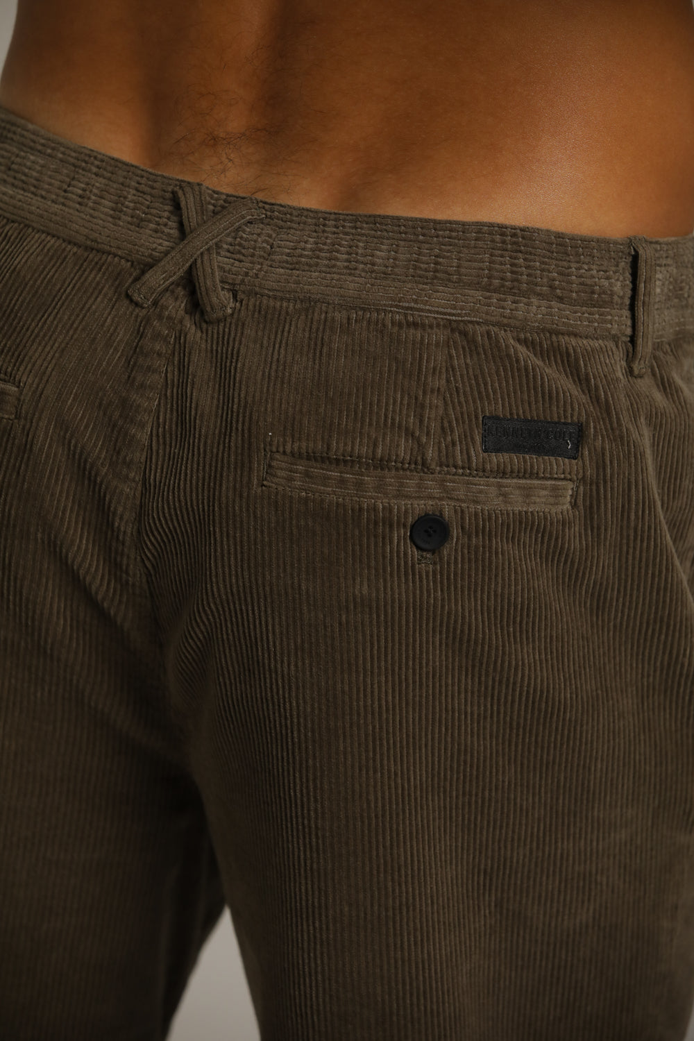 Corduroy Pants With Drawstring