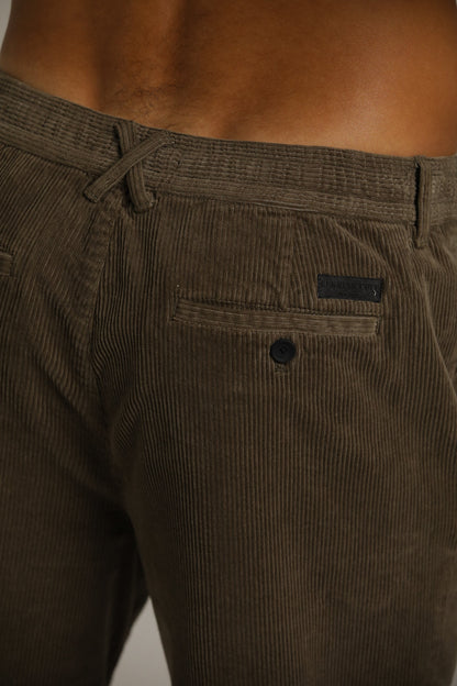 Corduroy Pants With Drawstring