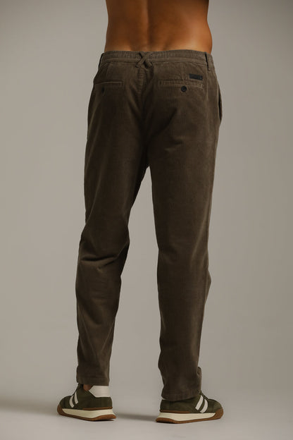 Corduroy Pants With Drawstring