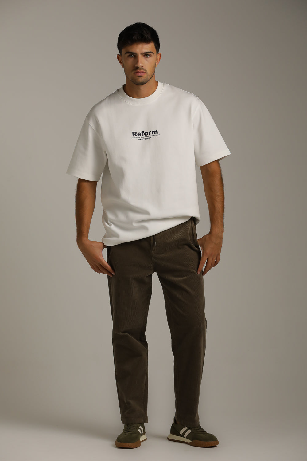 Corduroy Pants With Drawstring