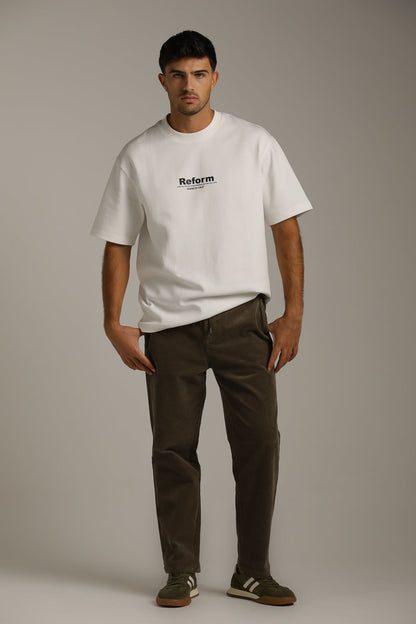 Corduroy Pants With Drawstring
