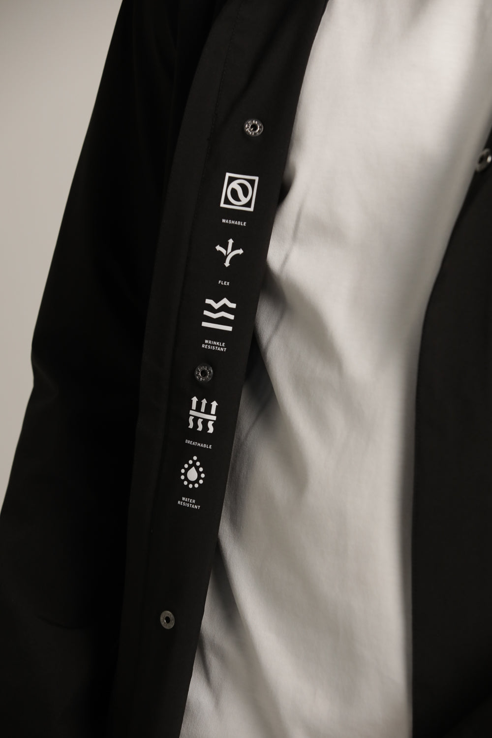 Sporty Long Trench Coat In Polyester