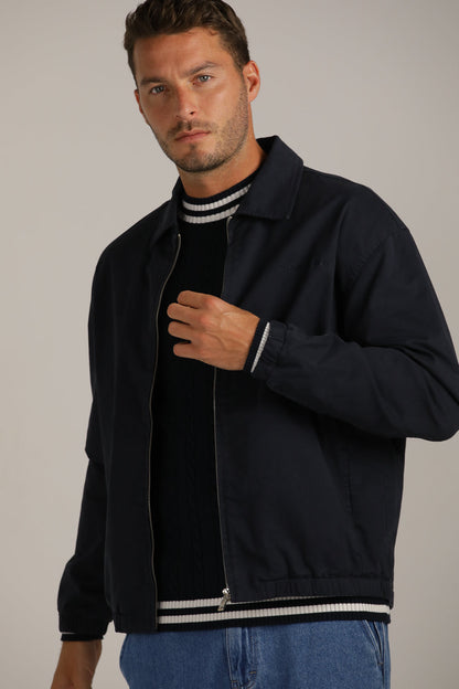 Oversized Jacket In Washed Look