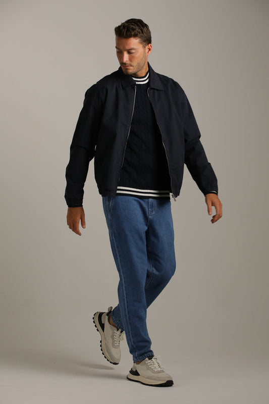 Oversized Jacket In Washed Look