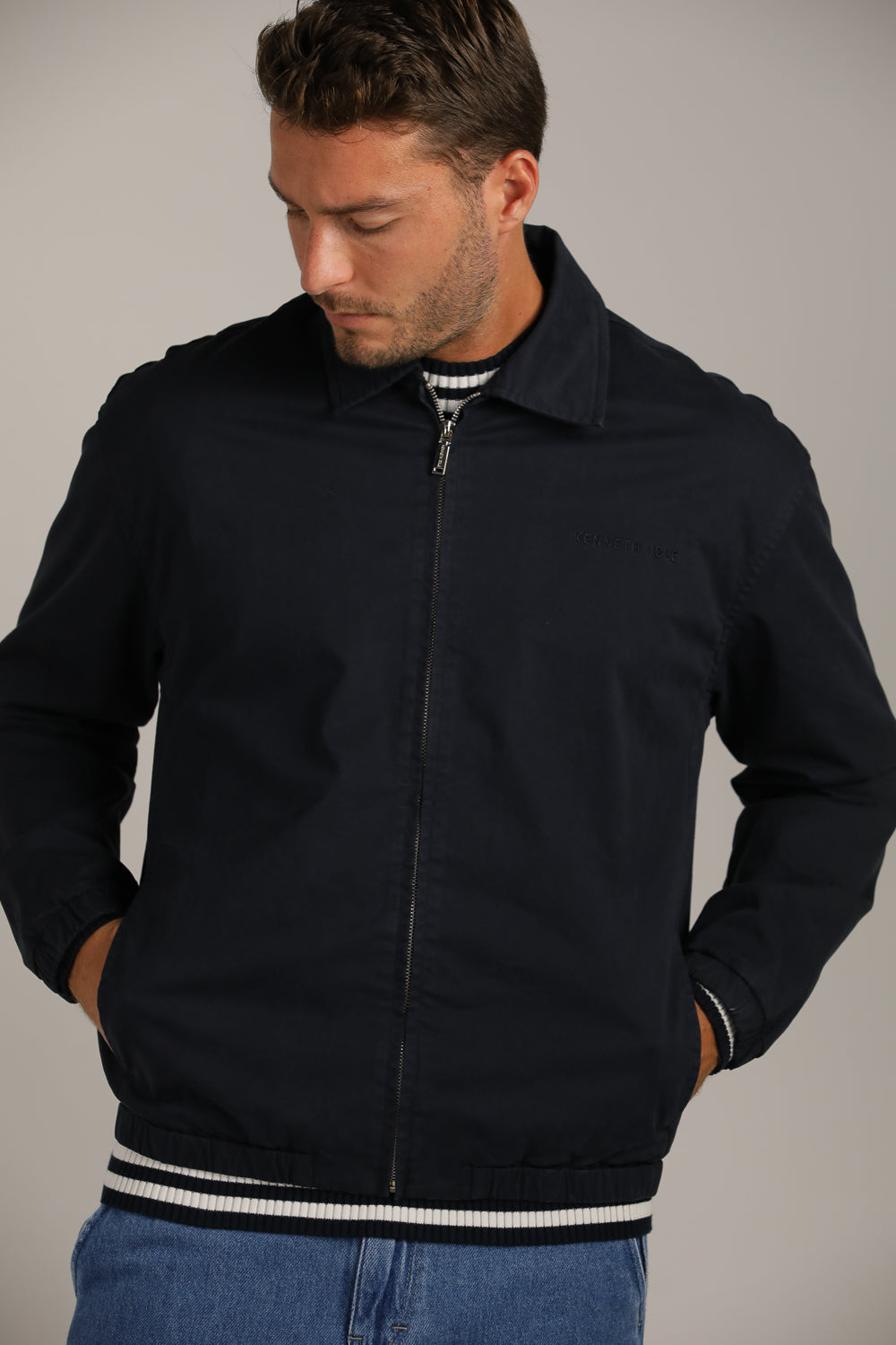 Oversized Jacket In Washed Look