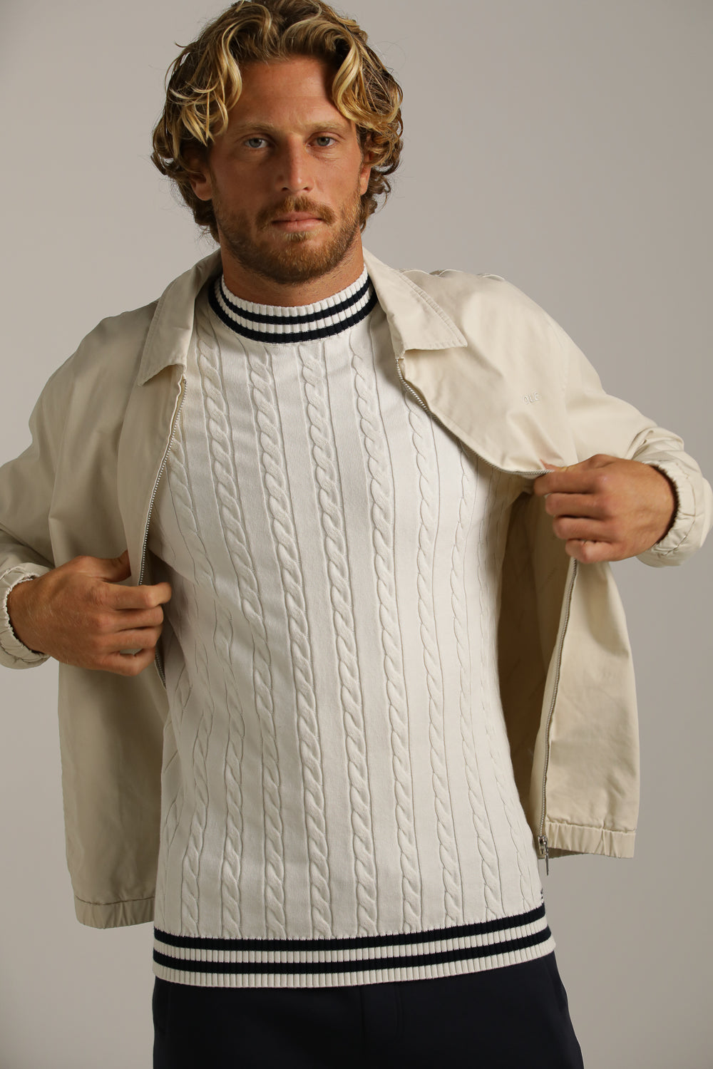 Oversized Jacket In Washed Look