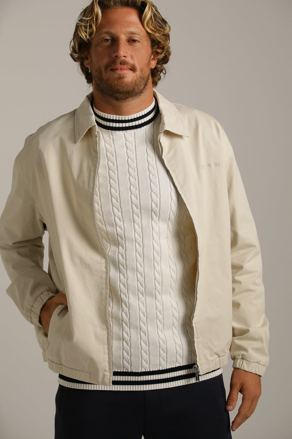 Oversized Jacket In Washed Look