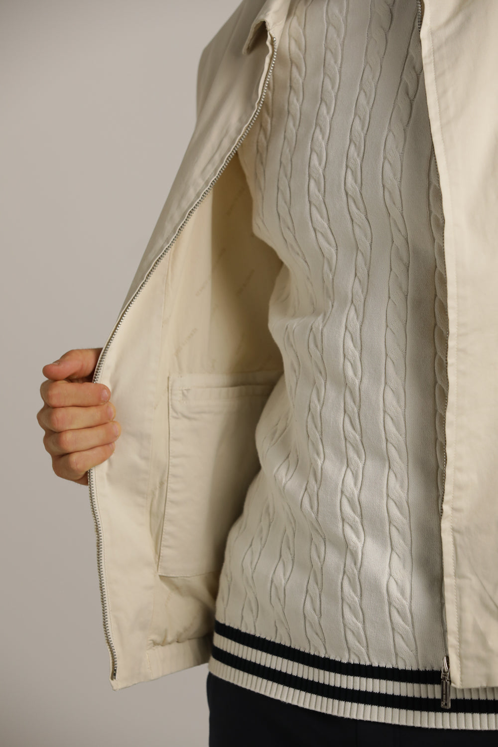 Oversized Jacket In Washed Look