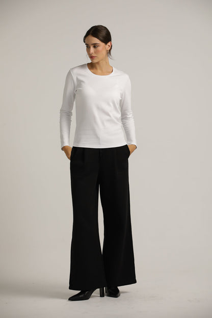 Long-Sleeve Crew-Neck T-Shirt