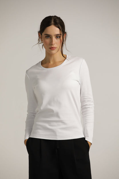 Long-Sleeve Crew-Neck T-Shirt