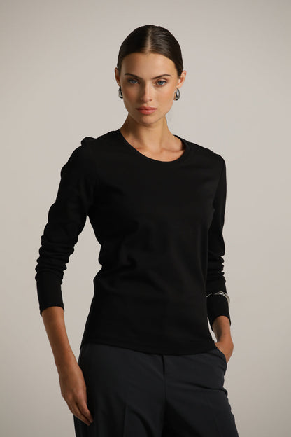 Long-Sleeve Crew-Neck T-Shirt