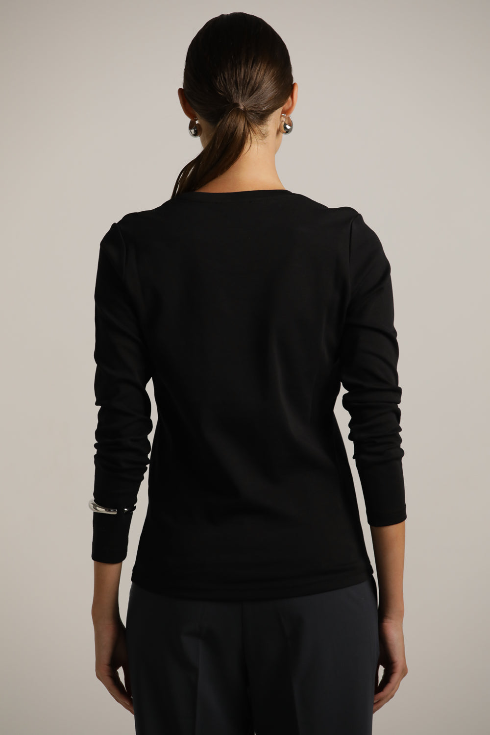 Long-Sleeve Crew-Neck T-Shirt