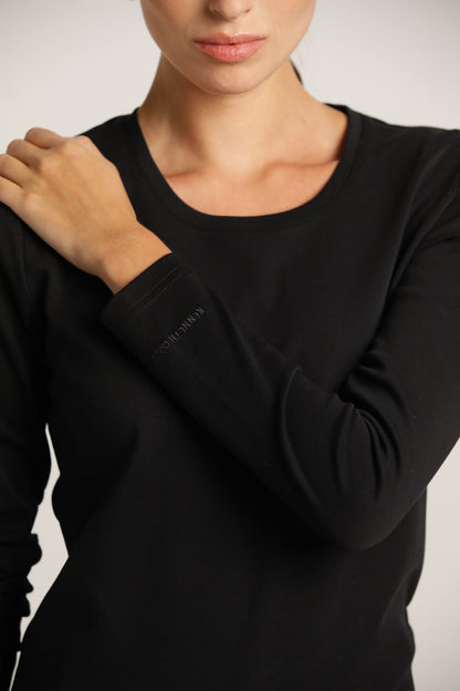 Long-Sleeve Crew-Neck T-Shirt