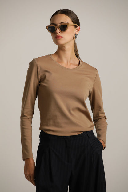 Long-Sleeve Crew-Neck T-Shirt