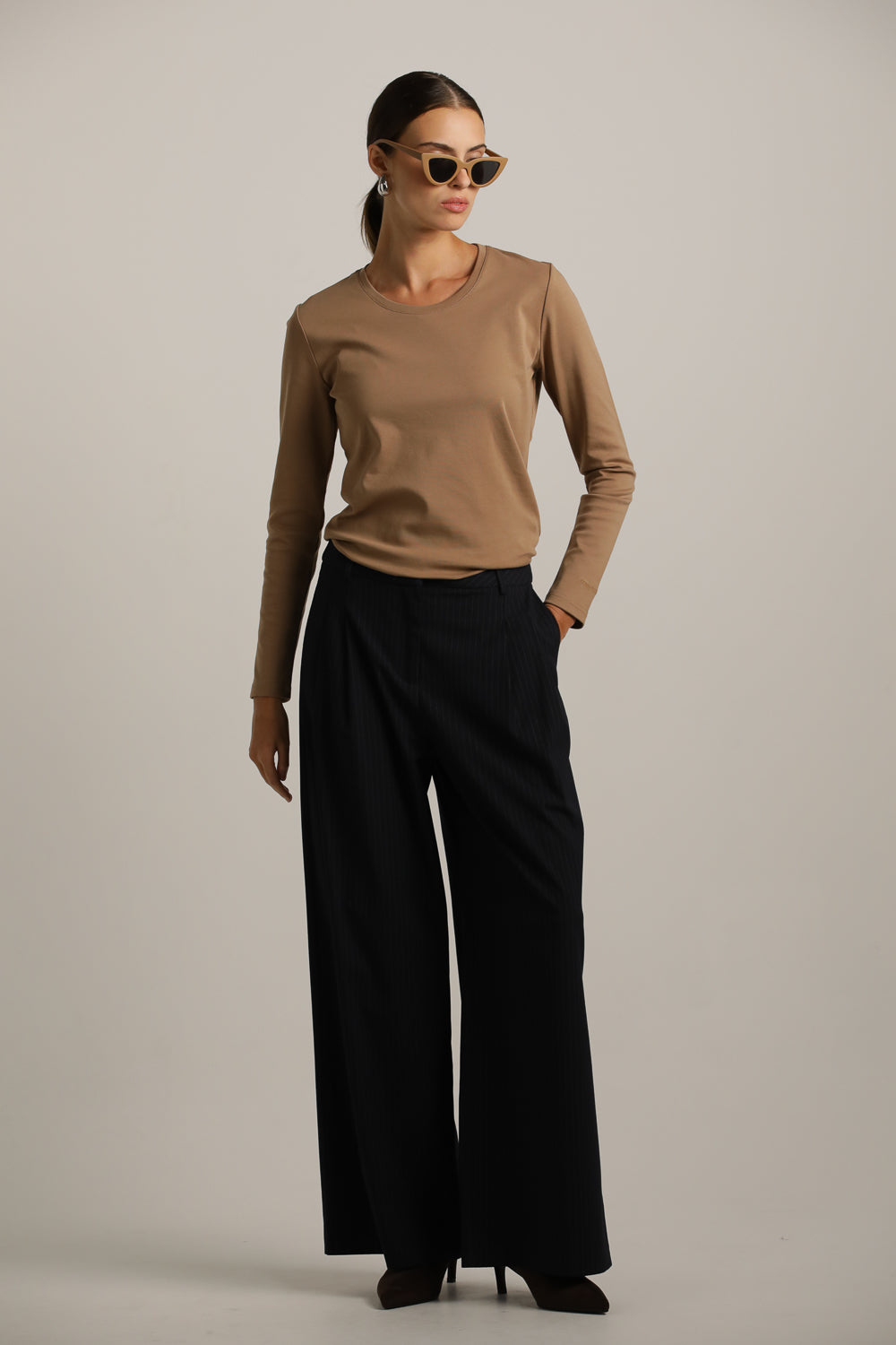 Long-Sleeve Crew-Neck T-Shirt