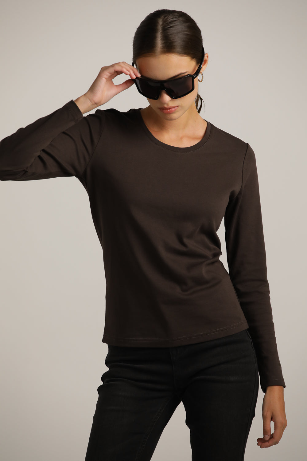 Long-Sleeve Crew-Neck T-Shirt