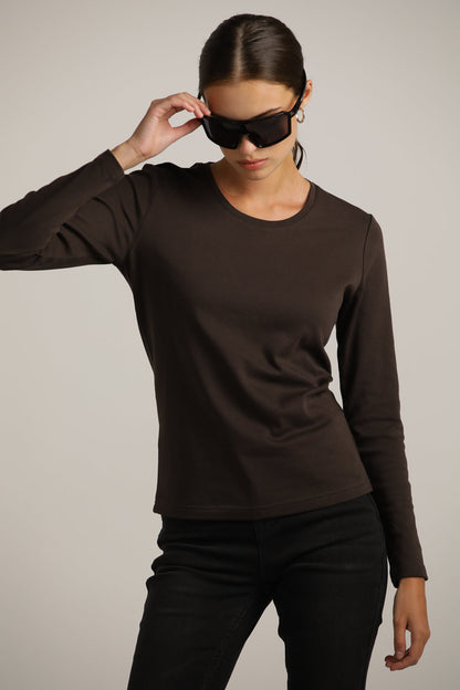 Long-Sleeve Crew-Neck T-Shirt