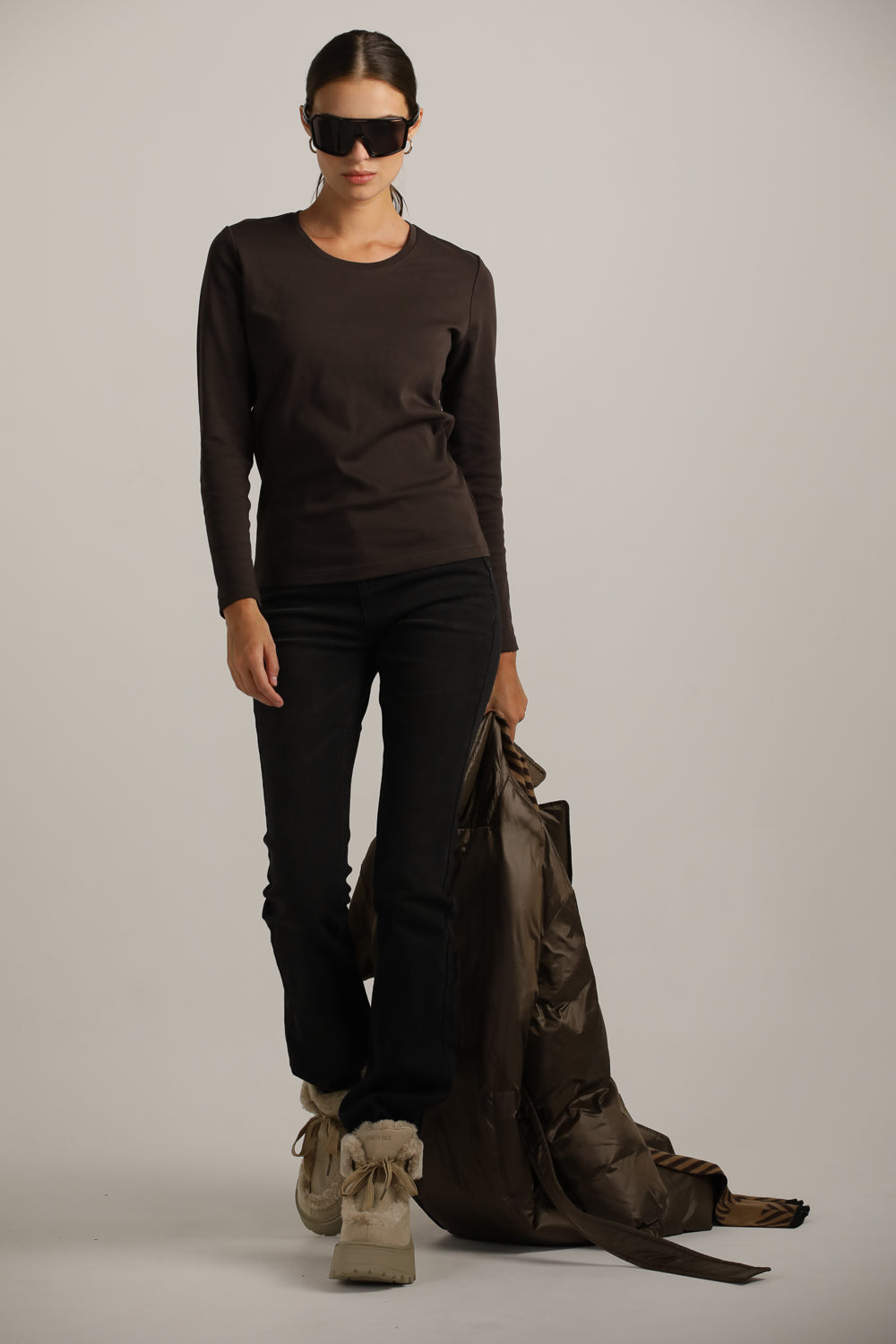 Long-Sleeve Crew-Neck T-Shirt