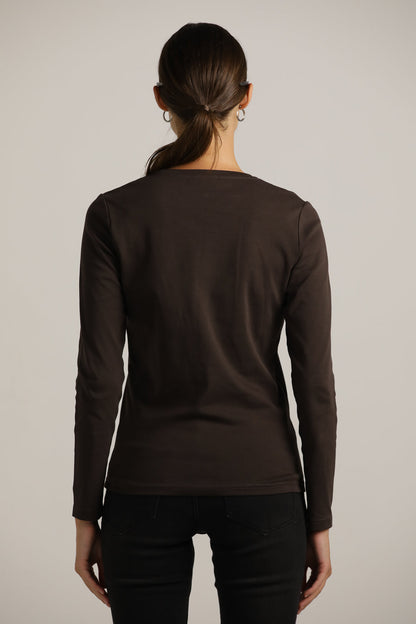 Long-Sleeve Crew-Neck T-Shirt