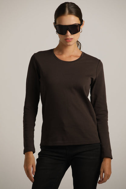 Long-Sleeve Crew-Neck T-Shirt